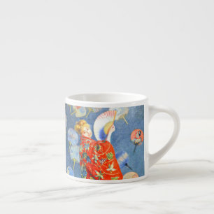 Taza De Espresso Mujer Monet en traje japonés