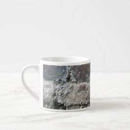 Taza De Espresso Muro de ladrillo