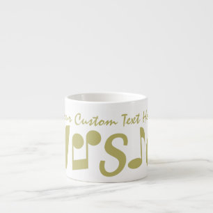 Taza De Espresso MUSIC personalizados mugs