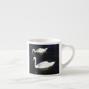 Taza De Espresso Mute Swan espresso mug