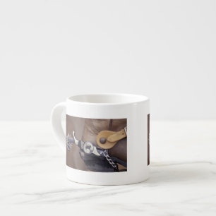 Taza De Espresso NA, EE. UU., Texas, Lubbock Bota y espuela de vaqu
