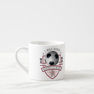 Taza De Espresso Nací Para Jugar Al Fútbol