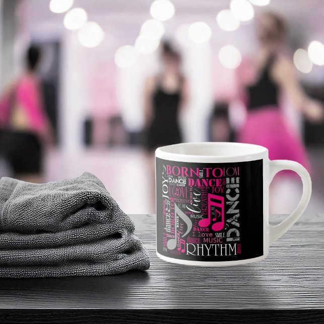 Taza De Espresso Nacido en Dance Pink ID277 (Subido por el creador)