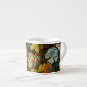 Taza De Espresso Naturaleza muerta de flores en un jarrón Wan-Li