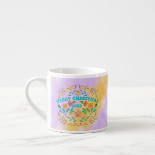 TAZA DE ESPRESSO NAVIDAD DE FERIA PERSONALIZADA 20XX