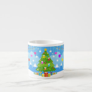Taza De Espresso Navidades alegres