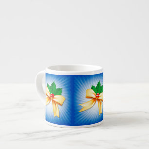 Taza De Espresso Navidades Bow
