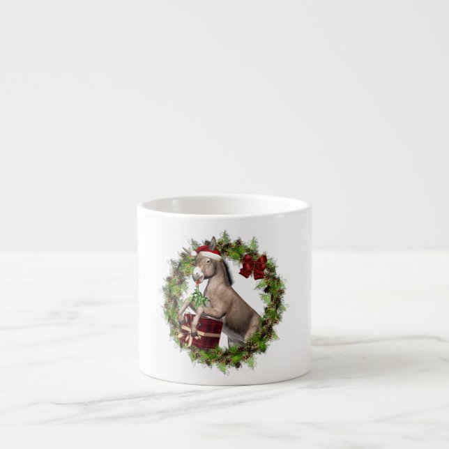 Taza De Espresso Navidades de la copa Donkey Espresso (Frente)