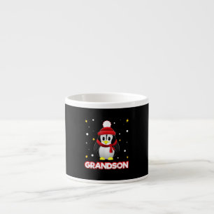 Taza De Espresso Navidades de Pingüino Abuelo Familia Matando Navid