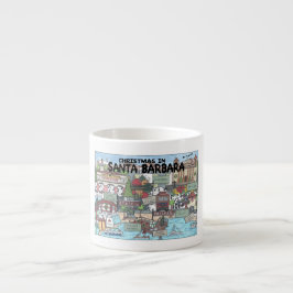 Taza De Espresso Navidades de Santa Bárbara