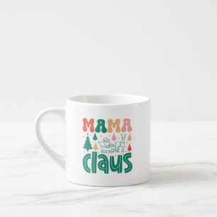 Taza De Espresso Navidades Mama Claus Design-60097