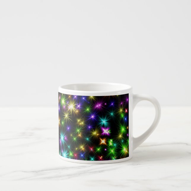 Taza De Espresso Navidades Multicolor Star Rays-57191 (Derecha)