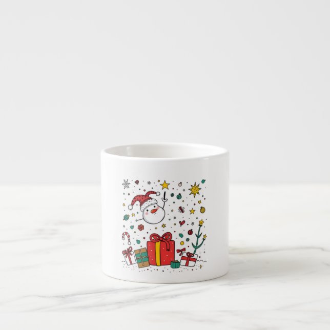Taza De Espresso navidades personalizados expresso mug (Frente)