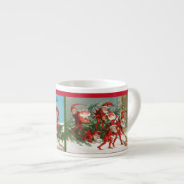 Taza De Espresso Navidades victorianos eligen la Copa de Niños con 