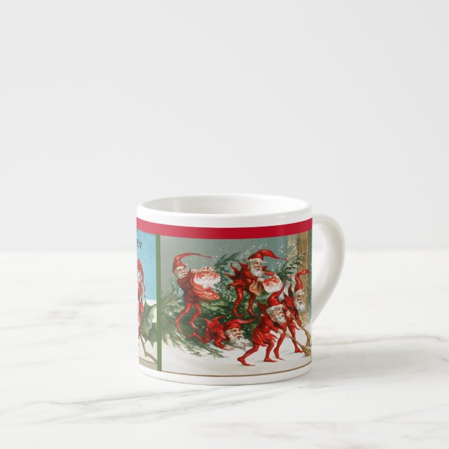 Taza De Espresso Navidades victorianos eligen la Copa de Niños con  (Derecha)