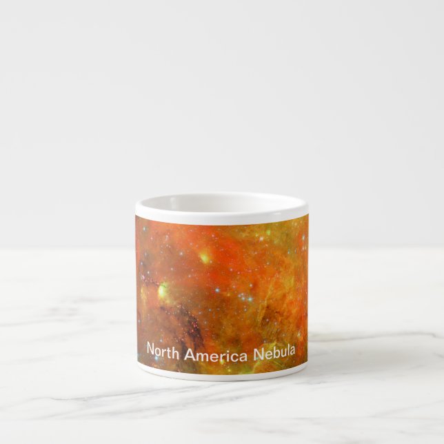 Taza De Espresso Nebulosa de Norteamérica (Frente)