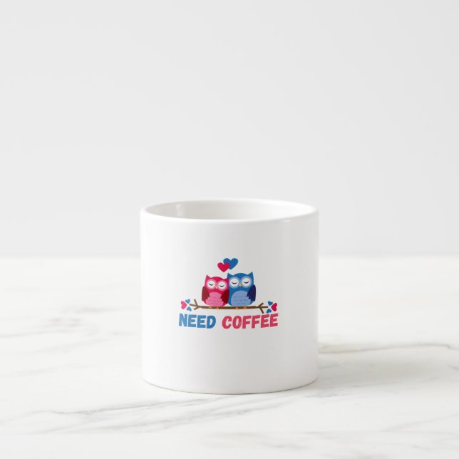 Taza De Espresso necesitamos café (Frente)