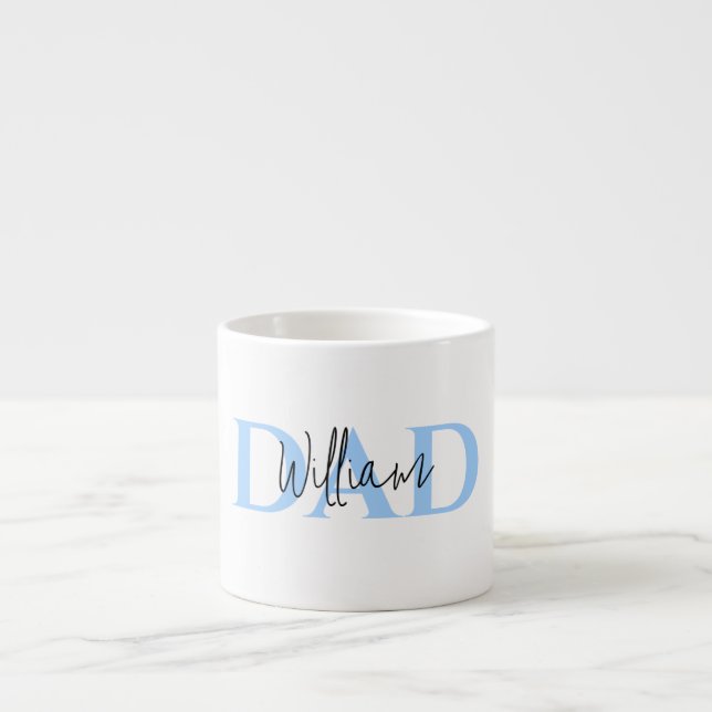Taza De Espresso Negrita Pastel DAD | Regalo del Día del Padre Mode (Frente)