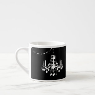 Taza De Espresso Negro y blanco soy tan brillante candelabro de esp