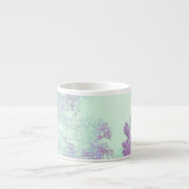 Taza De Espresso Niebla de hoja ancha de lavanda