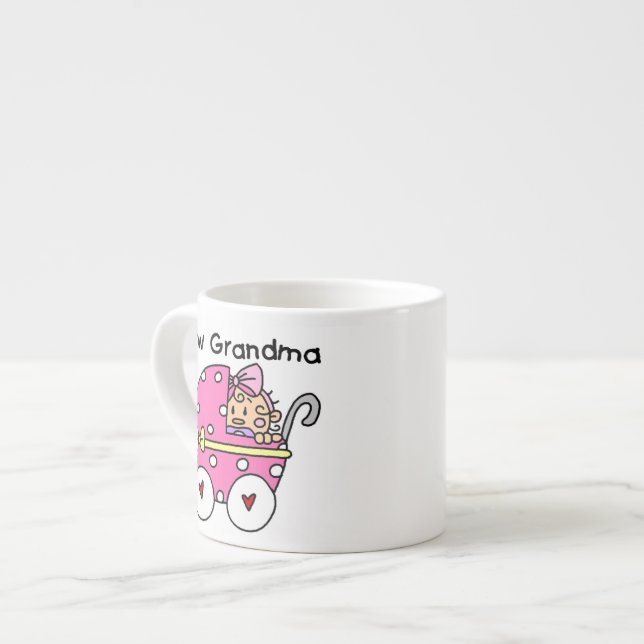 Taza De Espresso Niña bebé nuevos regalos de abuela (Izquierda)