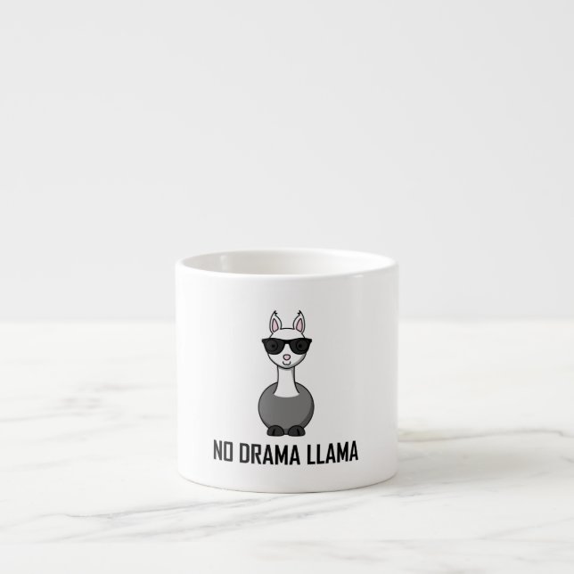 Taza De Espresso Ningunas gafas de sol de la llama del drama (Frente)