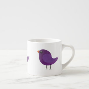 Taza De Espresso Niños adorables pájaros