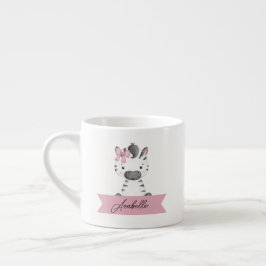 Taza De Espresso Niños cebra personalizados