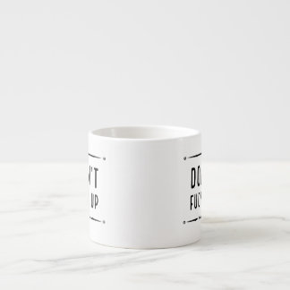 Taza De Espresso No coja encima del café express explícito
