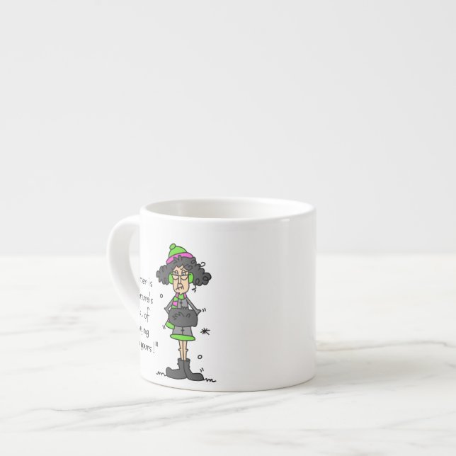 Taza De Espresso No es un fanático del invierno (Izquierda)