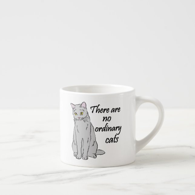 Taza De Espresso No Hay Gatos Ordinarios (Derecha)