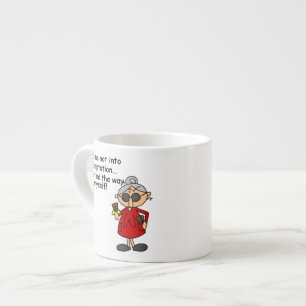 Taza De Espresso No Me Llevo Al Humor De Tentación