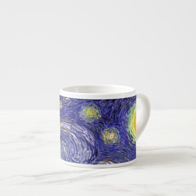 Taza De Espresso Noche estrellada, Vincent Van Gogh. (Derecha)