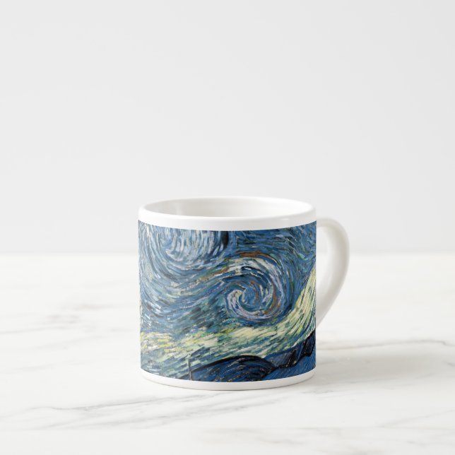 Taza De Espresso Noche Van Gogh Starry (Derecha)