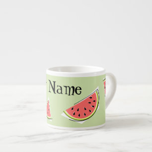Taza De Espresso Nombre de las piezas de sandía