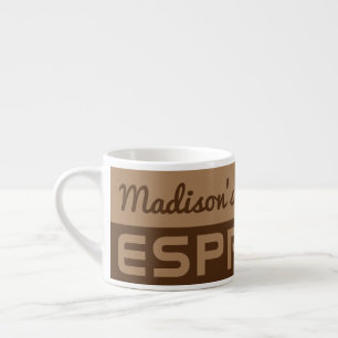 Taza De Espresso Nombre personalizado Espresso mug