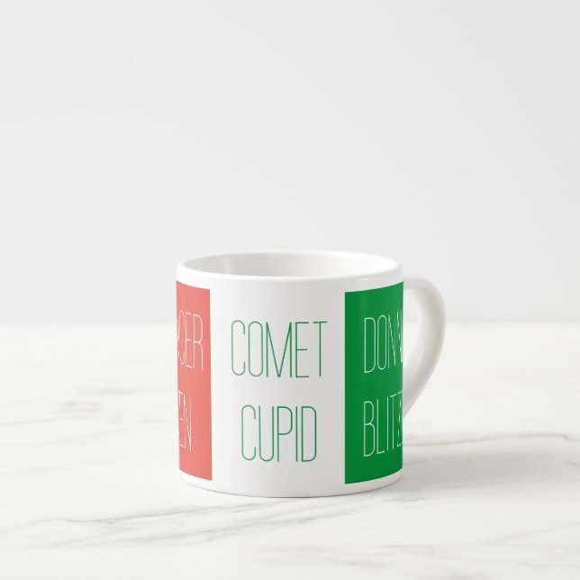 TAZA DE ESPRESSO NOMBRES REINDEER TIPO DE ESPRESO (Derecha)