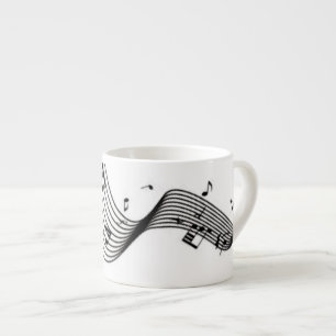 Taza De Espresso Notas musicales