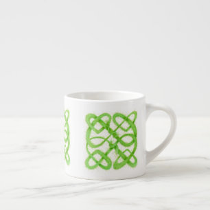 Taza de Espresso NUDO CELTA VERDE
