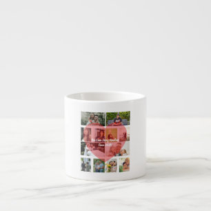 Taza De Espresso Nuestra Historia de Amor 12 Fotos Línea de Tiempo