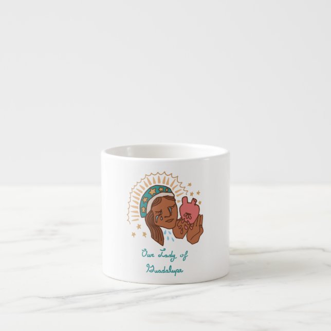 Taza De Espresso Nuestra Señora de Guadalupe (Frente)