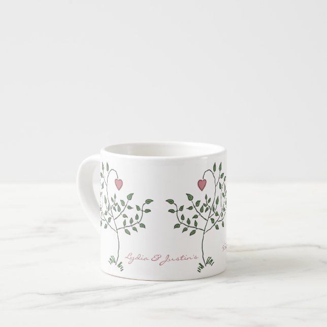 Taza De Espresso Nuestro amor está profundamente arraigado (Izquierda)