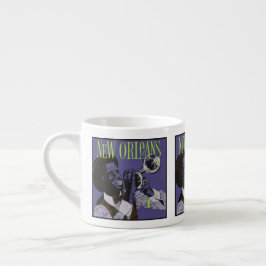 Taza De Espresso Nueva Orleans Música espresso mug