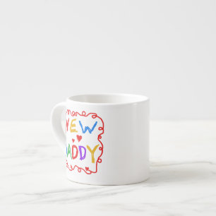 Taza De Espresso Nuevos regalos del papá de los colores primarios