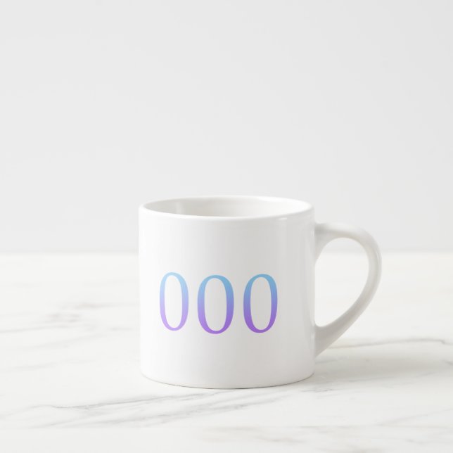 Taza De Espresso Número de Ángel 000 - Unidad   (Derecha)