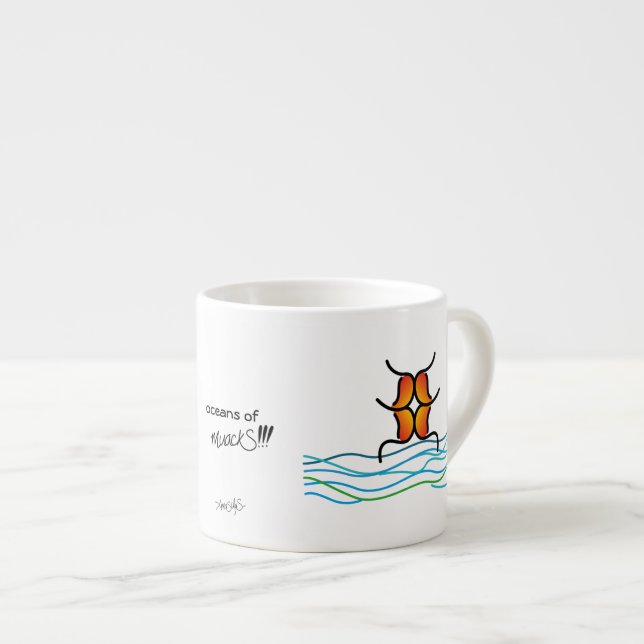 Taza De Espresso océanos de muackS!!! - Alma (Derecha)
