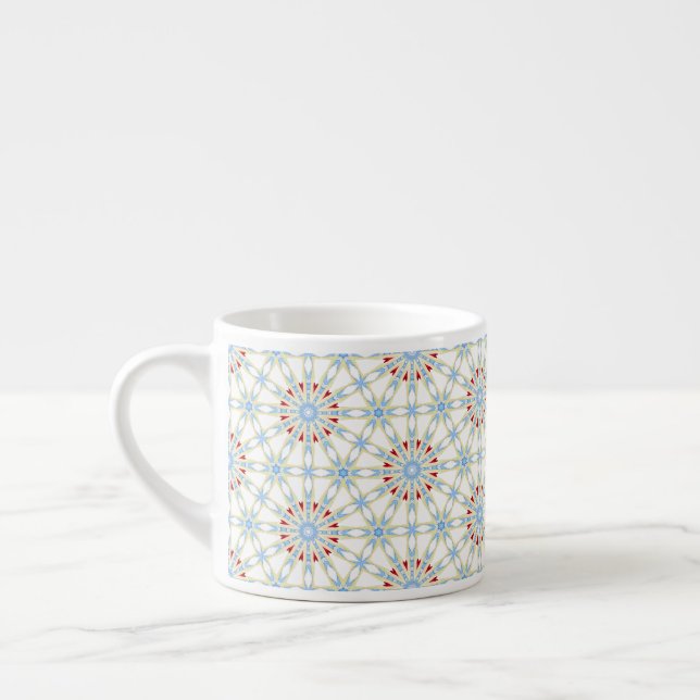 Taza De Espresso Octágono de Carnaval (Izquierda)