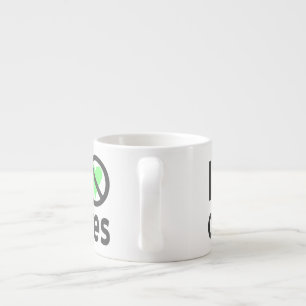 Taza De Espresso Odio las aceitunas No amor
