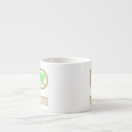 Taza De Espresso Odio las setas. No hay amor