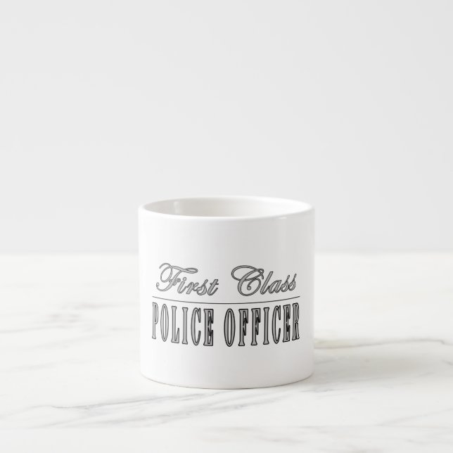 Taza De Espresso Oficiales de policía: Oficial de policía de la (Frente)